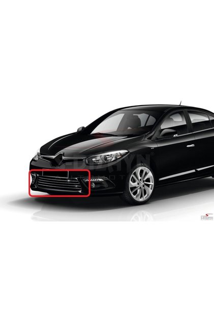 Fluence Ön Tampon Çitası 4 Parça Krom 2013 2014 2015 2016 Uyumlu