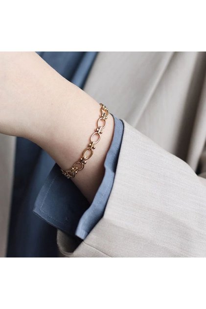 Moneta Çelik Gold Bileklik