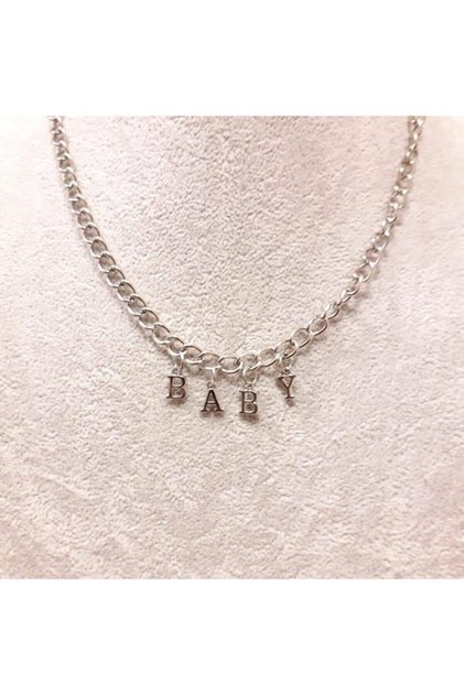 Baby Printed Nickel Plated Necklace