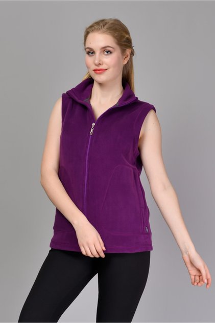 Fleece Zippered Vest
