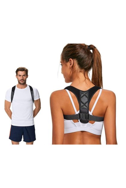 Anti-Hunchback Shoulder Upright Posture Corset Back Support Corset Black