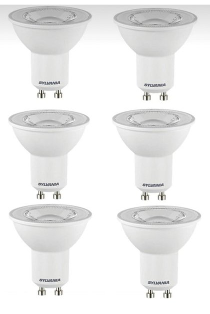 6 Adet 4.2w Gu10 Led Ampul Çanak Ampul Günışığı 3000 Kelvin.