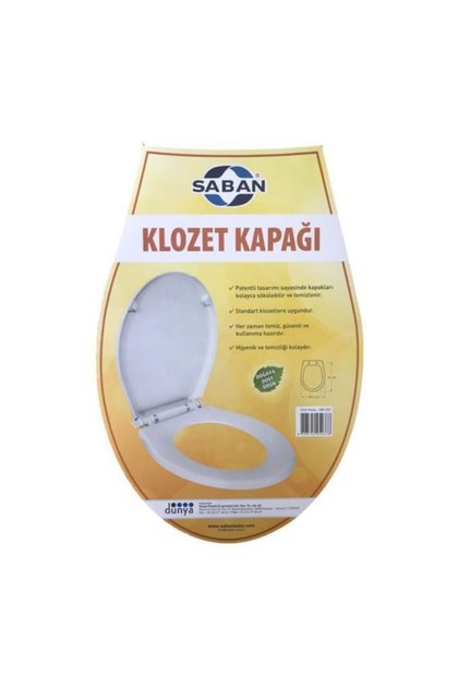 Yetişkin, Klozet Kapağı - Beyaz - Yerli Üretim