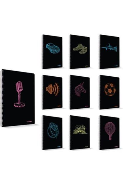 Freestyle P.p Cover A4 96.leaf Spiral Striped