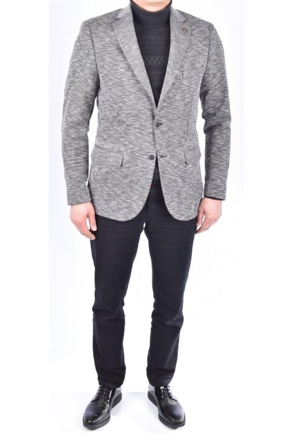 4486 Stop Slimfit Jacket/black/Size 56 - 6 Drop