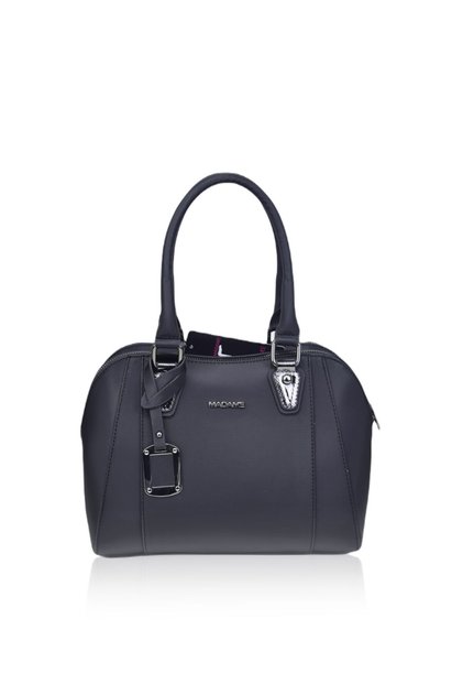 Black Double Zipper Handbag