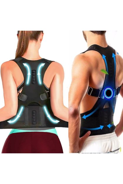 Lifestyle Medikal Dik Duruş Korsesi Bel Sırt Destekli Manyetik Korse Bel Sırt Korsesi