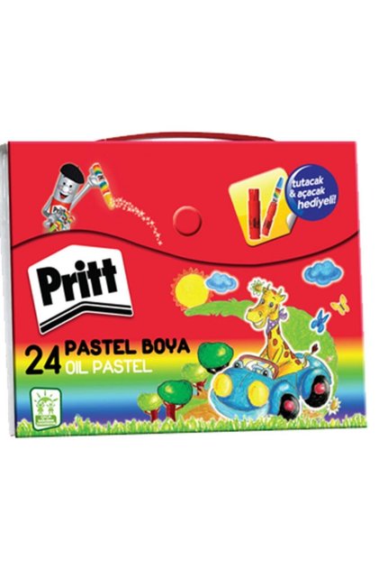 24 Renk Çantalı Pastel Boya 1048064