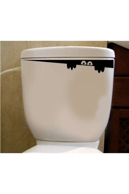 Autocolant misterios pentru modelul de lipire pentru toaletă WC1