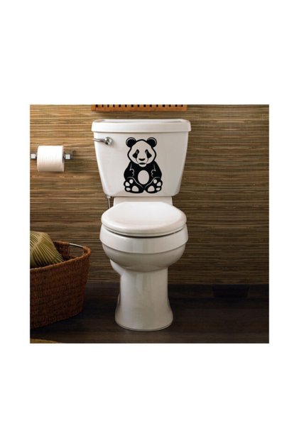Autocolant Panda Lipire pentru WC Model1