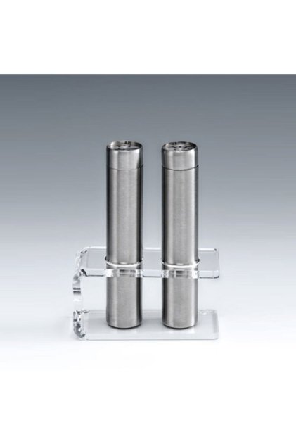 Salt and Pepper Shakers Set with Acrylic Stand 12 Cm