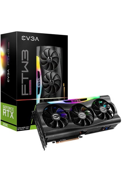 Evga Rtx3090 24gb Gddr6x 384bıt Ftw3 3xdp/hdmı (24g-p5-3987-kr