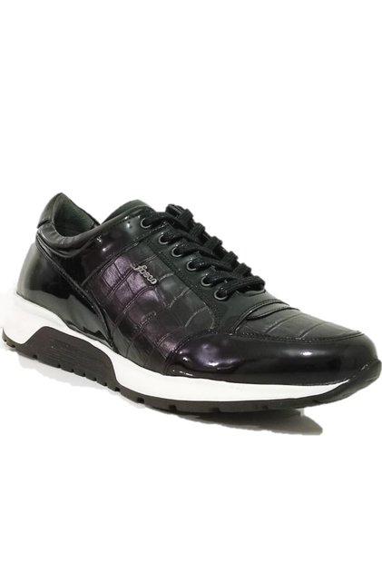 Men's Daily Patent Leather Shoes - 2515 Model