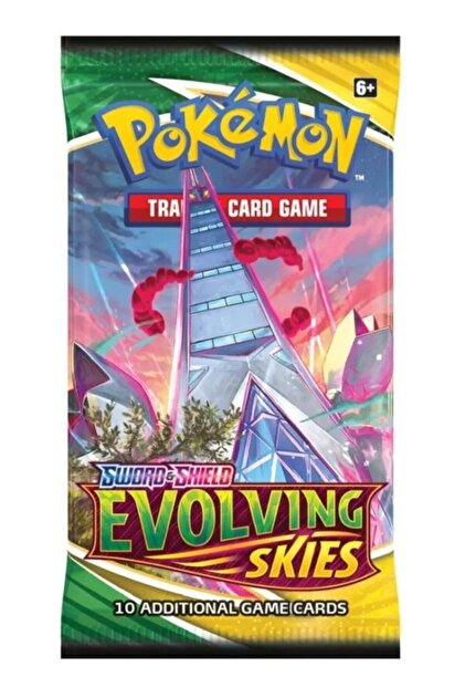 Pokemon Başel Booster Oyun Kartı Sword&shield Evolving Skies