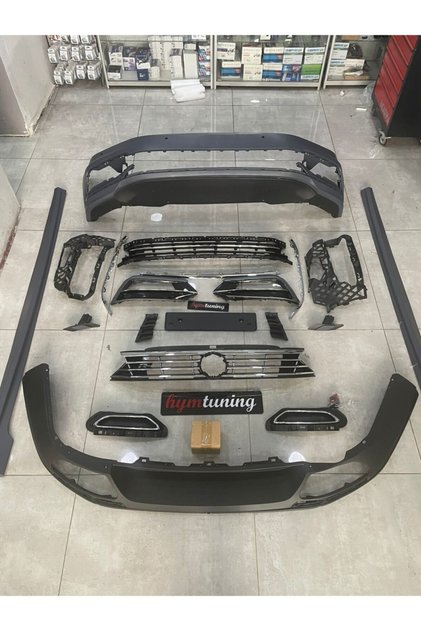 Vw Passat B8 Rline Bodykit Seti Ön Tampon Difüzör Marşpiyel