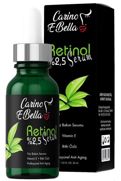 Carino E Bella Saf Retinol Serum %2,5 Black 30 ml - 2