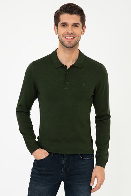 Green Men's Sweater G021SZ0TK.000.1388587