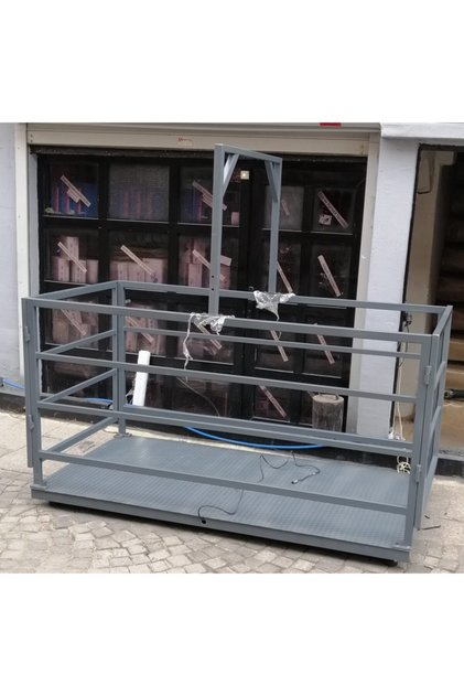 3 Ton Kapasiteli Büyük Baş Hayvan Kantarı 200x100 Cm