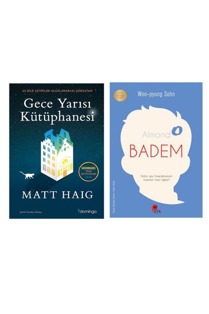 Award-Winning Set - Gece Yarısı Kütüphanesi - Award-Winning Badem Kitabı