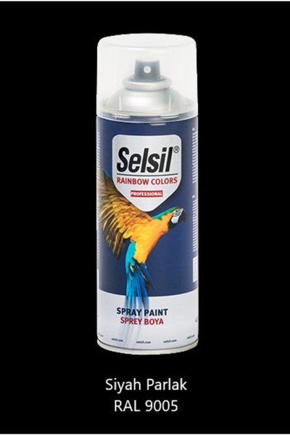 Sprey Boya Parlak Siyah 400 ml