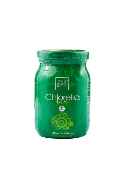 Aqua De La Nature® Organik Chlorella Bitkisel Kapsül 500 Mg X 90 Adet