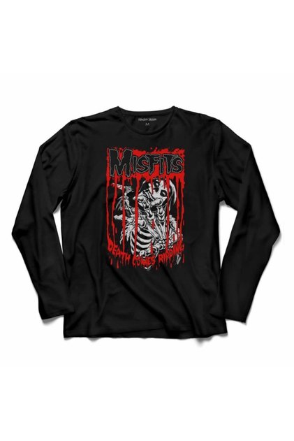 Μακρυμάνικο μπλουζάκι The Misfits Punk Rock Death Comes