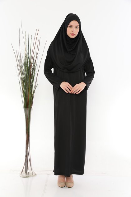 Prayer Dress One Piece Full Length Prayer Dress Black