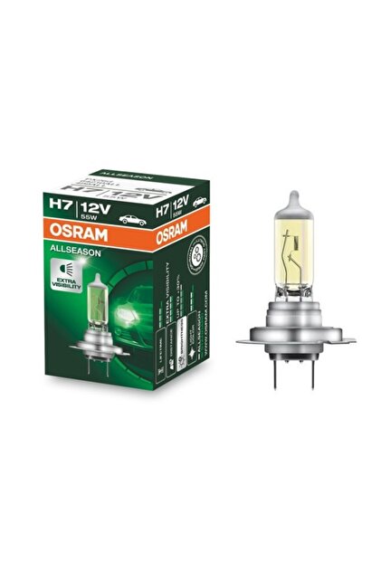 Osram H7 Allseason Super +%30 Kolormatik Kar Ve Sis Için Özel