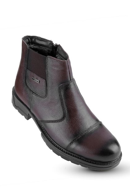 Genuine Leather Winter Men's Boots with Fur Inside Mfre 225