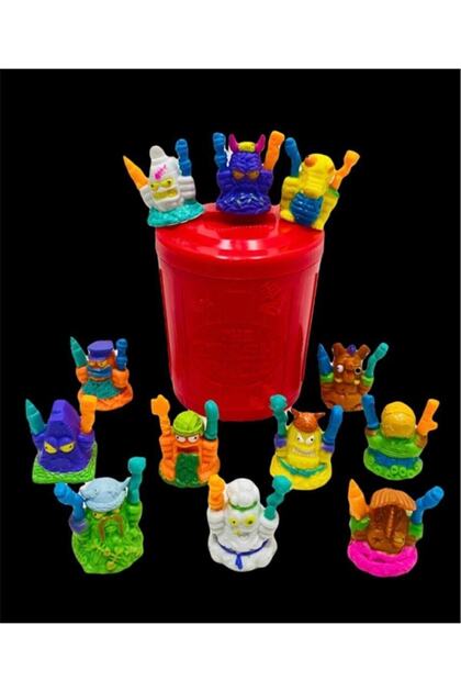 Çöps Çetesi Grossery Gang Toplam 13 Parça Oyuncak Orijinal Çöps