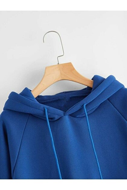 bee's store Oversize Mavi Sweatshirt - 3