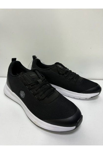Men's Black Color Comfortable Style Plain Sneaker Sports Shoes Jackson