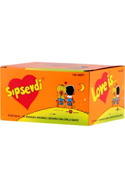 Şıpsevdi Şipsevdi̇ Sakız 100 Adet Çilek-muz & 100 Adet Portakal