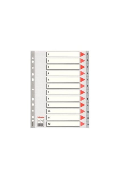 Separator 1-12 Number
