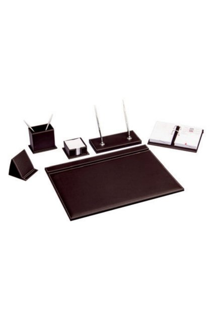 7102 Display Set de 7 piese de birou maro