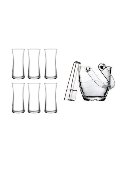 8 Piece Saddlebag Raci Cup Ice Bucket Set