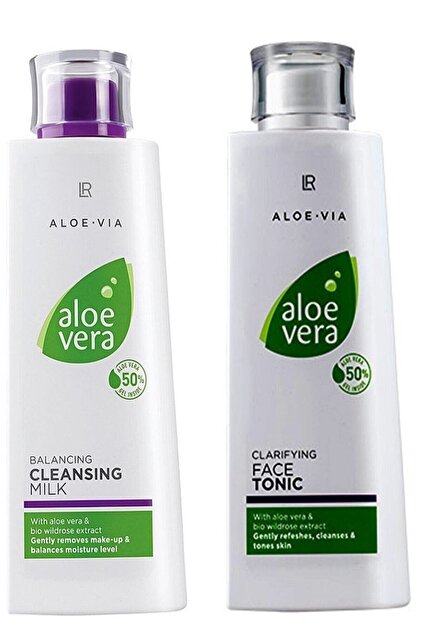 LR Aloe Vera Skin Cleansing Milk 200 ml + Aloe Vera Tonic 200 ml- Trendyol
