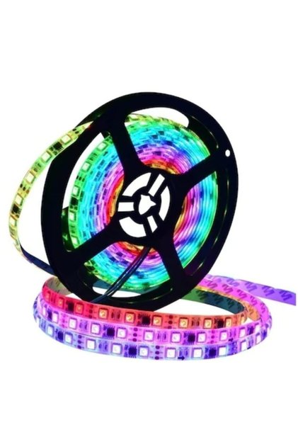 12 Volt Ws2811 Argb Adreslenebilir Pixel Şerit Led Ip20 Metrede 60 Led (1 METRE)