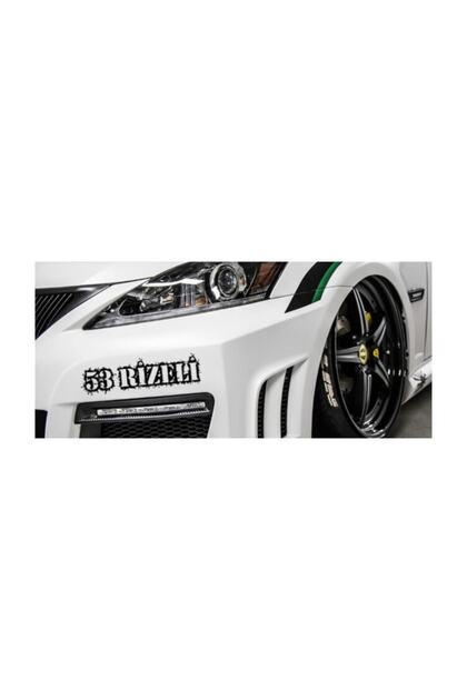 Rizeli 53 Plate Car Auto Sticker Pasting 2 Pieces