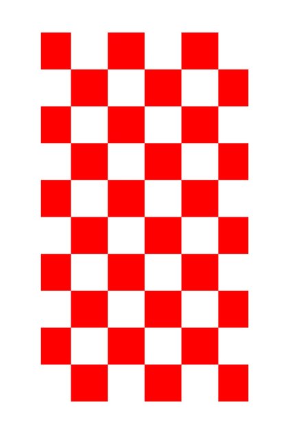 Red Checker Biker Multi-Purpose Outdoor Neck Collar Unisex Bandana