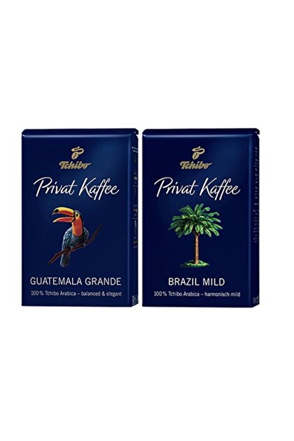 Tchibo Privat Kaffee Brazil Mild 500 g - Guatemala Grande Çekirdek