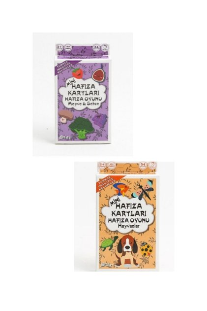 Mini Memory Cards Plants And Animals