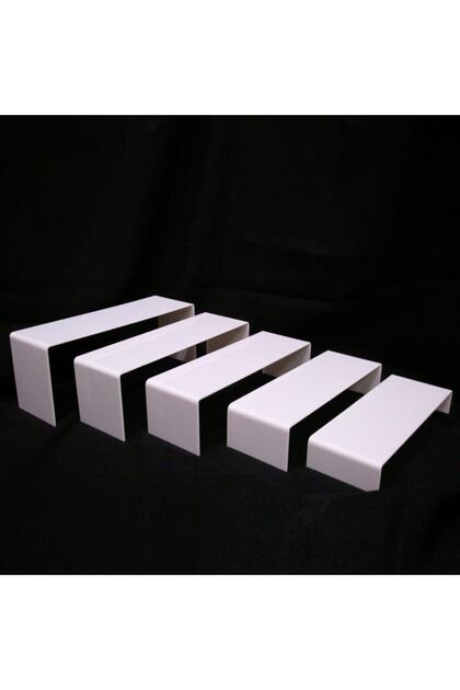 Display Level Plexiglass 5 Pieces White