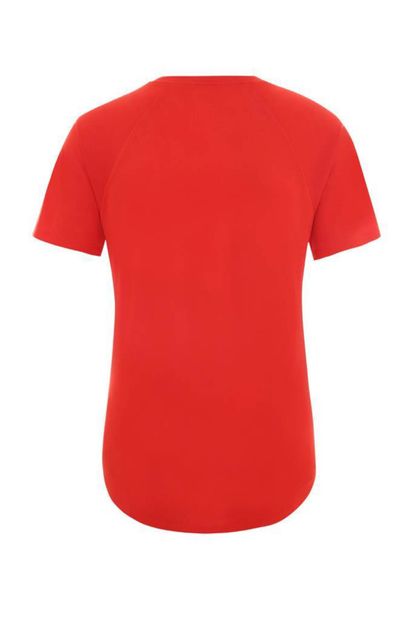 THE NORTH FACE Graphic Play Hard Kadın T-Shirt Kırmızı - 2