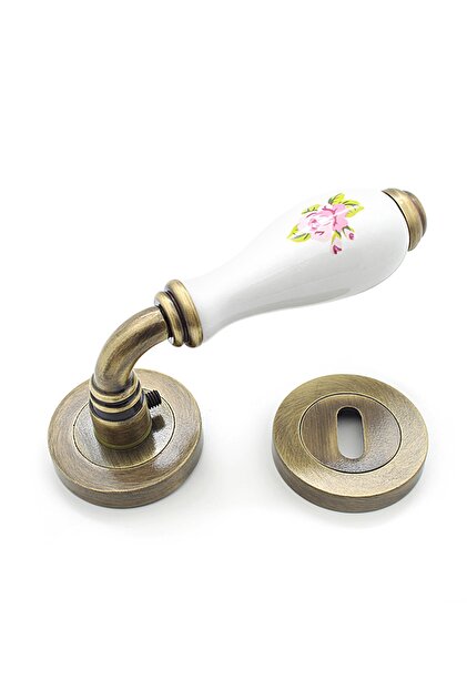 KOLDOOR Özen Handles İmza Titanyum ZK19 Zamak Aynalı Yale Çelik