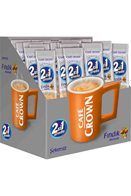 Cafe Crown 2 Si 1 Arada Şekersiz Fındıklı 24 Adet - Fiyatı, Yorumları