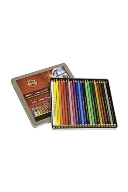 24-Piece Polycolor Dry Paint Pen - N:3824