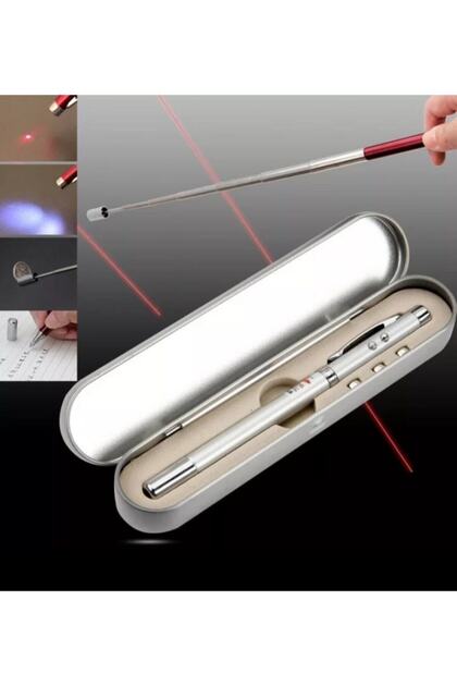 Metal Ballpoint Pen with Laser Light and Antenna, Special for Teachers' Day