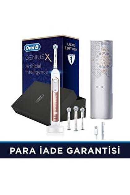 Oral-B Genius X Aı Luxury Rosegold Şarj Edilebilir Diş Fırçası+