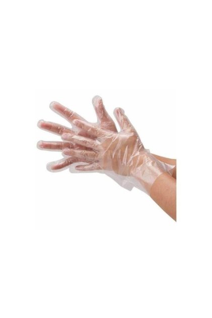 Transparent Bag Rustle Gloves Large Pack of 100